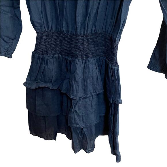 NEW MICHAEL Michael Kors Off-the-Shoulder Dress in Indigo - Picture 6 of 14